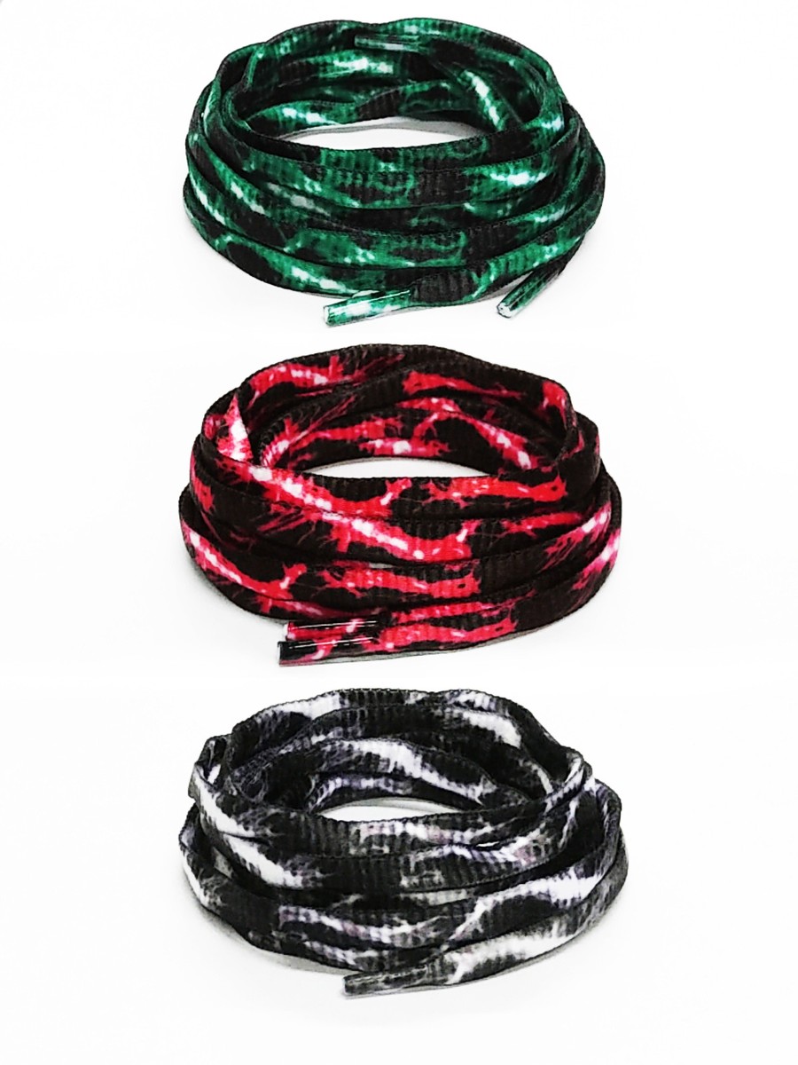 Aurora Print Flat Shoe Laces For Kyrie 4 5 Lebron 15 16 Air Jordan Max Galaxy KD | eBay