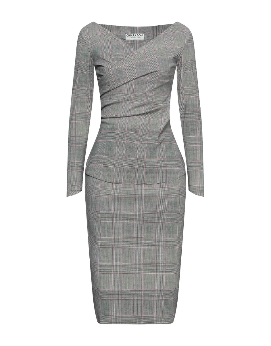 NWT CHIARA BONI LA PETITE ROBE Clelia Midi Dress in Prince Of Wales 4 $795  | eBay UK