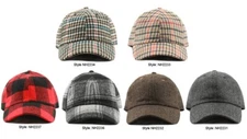 Polyester Wool Cap Winter Cap Adjustable Men Women
