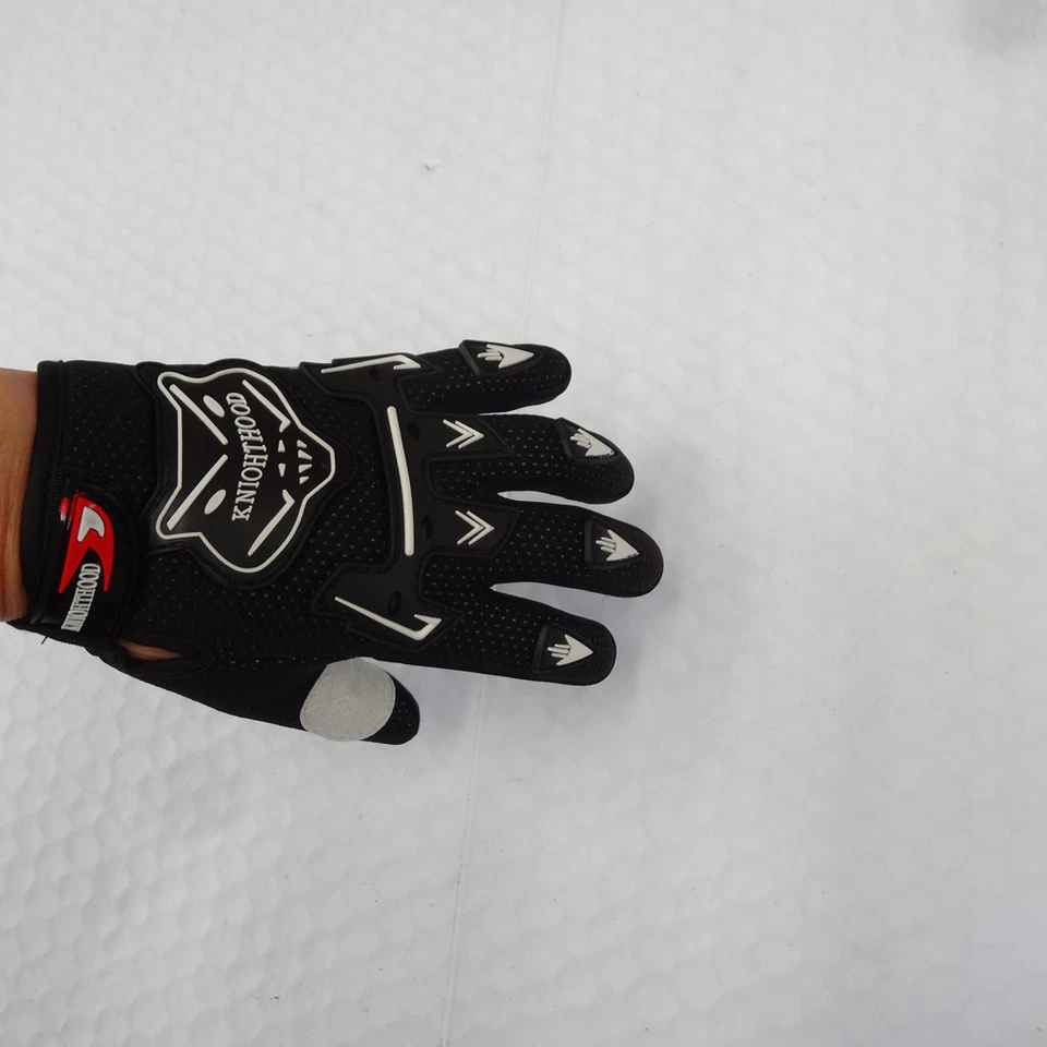 Черные Мальчик Девочка Детские Перчатки Мотокросс Гонки Мотоцикл Карт Велоспорт Велосипед S M L - Изображение 3 из 4