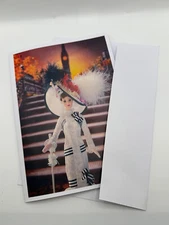 Brand New My Fair Lady Barbie Audrey Hepburn Greeting Card 5" by 7" w/Envelope
