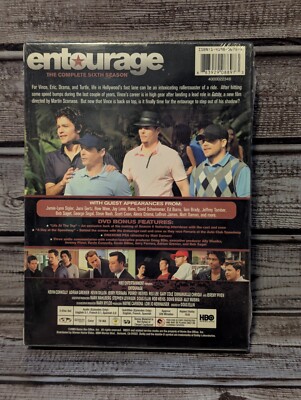 Entourage: The Complete Sixth Season 6 (DVD, 2009, 3-Disc Set) NEW