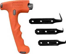 WRD B16 Urethane Scraper Tools, 12mm & 17mm Stingray Blades, Japaneese Steel