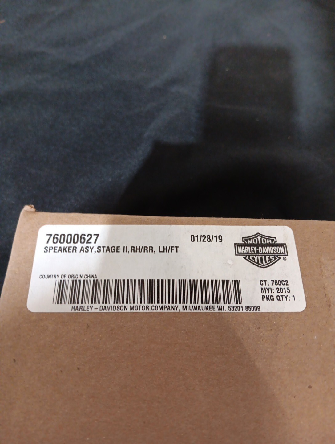 HARLEY CVO ELECTRA ROAD GLIDE BOOM AUDIO STAGE 2 LOWER FAIRING SPEAKER