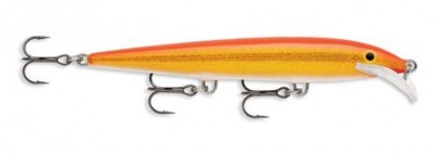 Rapala Scatter Rap Minnow 11 SCRM11-GFR Gold Flourescent Red 4 3/8'' 3/16 oz