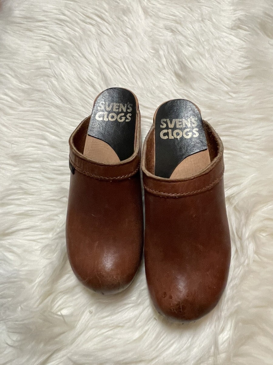 Brown Clogs Sven Swedish Clogs Sven Clogs Size 36