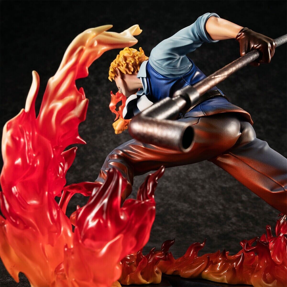 New MegaHouse POP ONE PIECE Sabo Fire fist inheritance PVC Anime