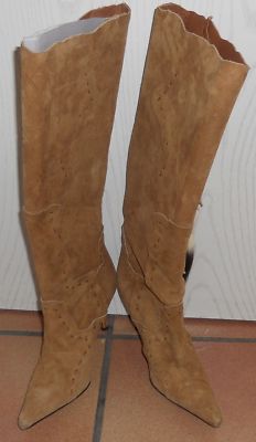 LE SILLA VERO CUOIO Veloursleder Damenstiefel Größe 36