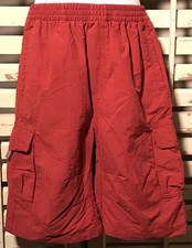 NWT BOUTIQUE ONE KID CARGO SHORTS RED 4, 5, 6, 7 SALE