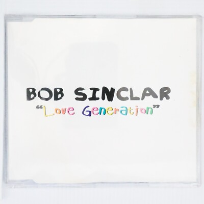 Bob Sinclar Feat. Gary Pine   Love Generation (CD, 2005) Electronic House Music