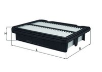 Knecht LX1915 Luftfilter FüR Aveo Kalos 1.2-1.6 09.02- Chevrolet Daewoo