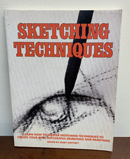 Sketching Techniques Book By Mary Suffudy - Excellent Condition