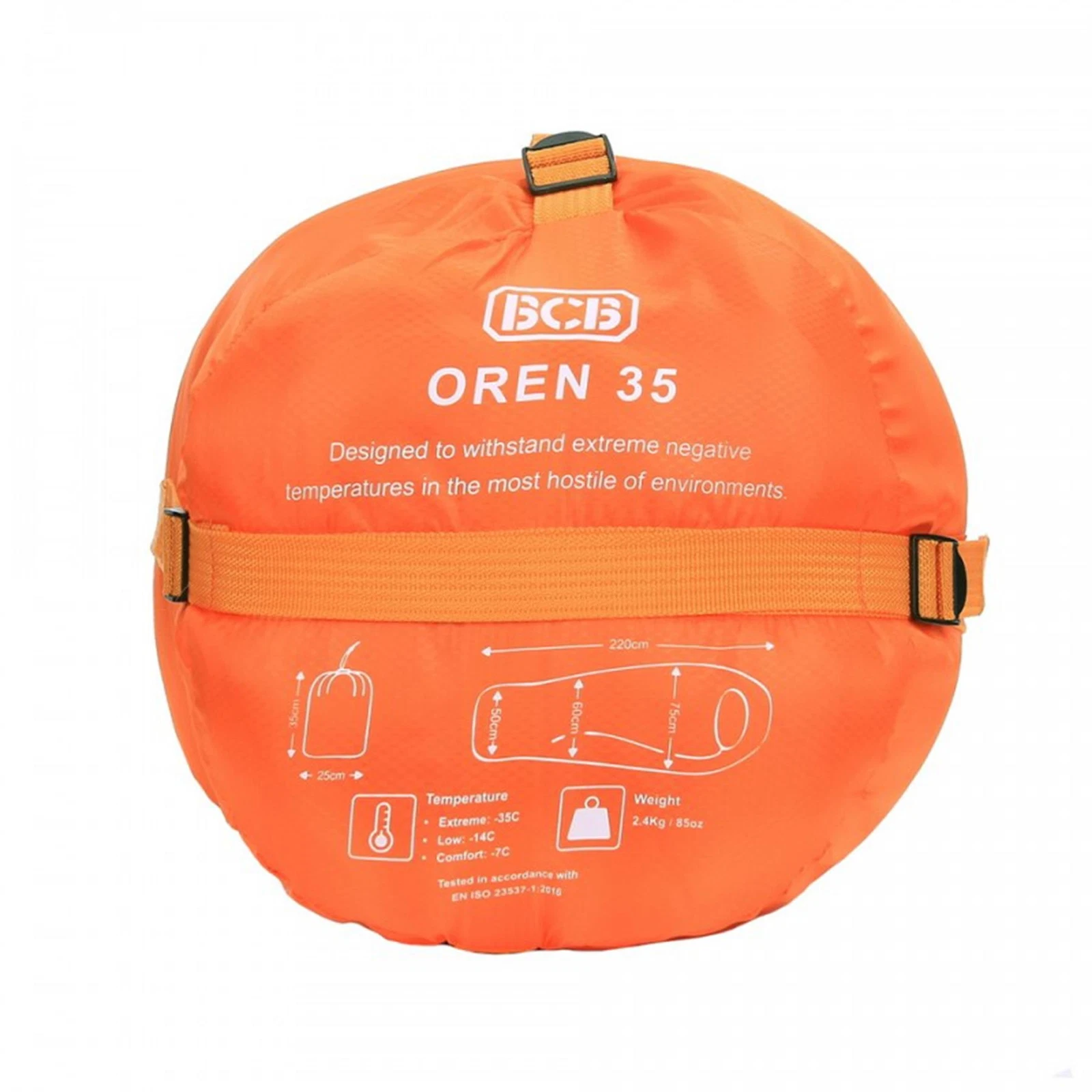 BCB Oren 35 winter sleeping bag adult cold weather camping outdoor -14°C Orange
Opens in a new windo