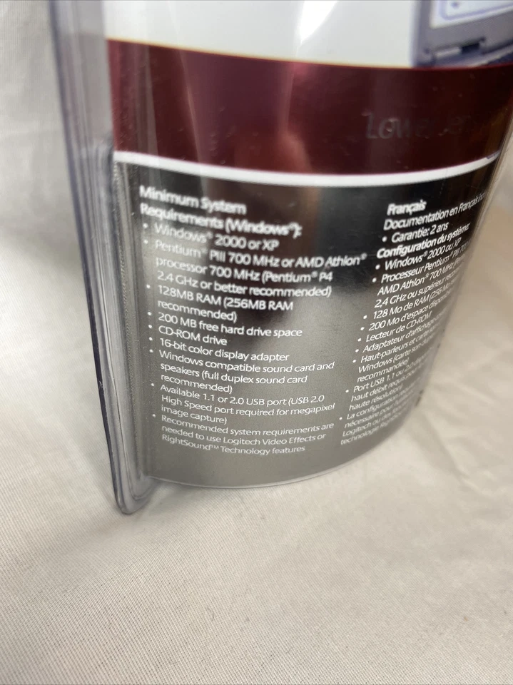 Logitech QuickCam for Notebooks Pro USB-2.0 WebCam w/Microphone 1.3MP  Brand New - Image 3 of 4