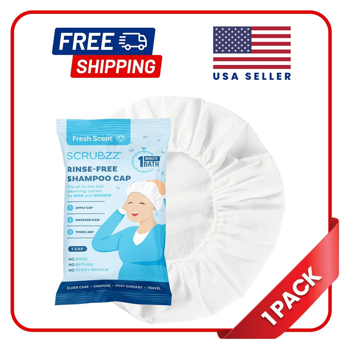 no rinse shampoo cap products for sale | eBay