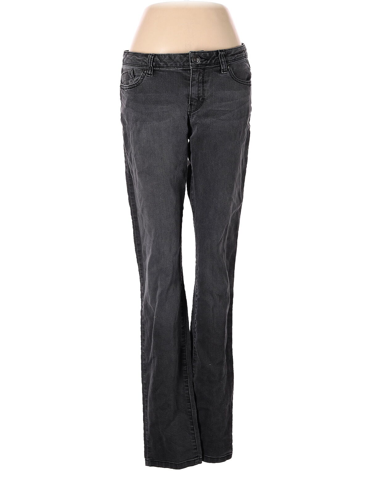 LC Lauren Conrad Women Gray Jeans 8 - image 1