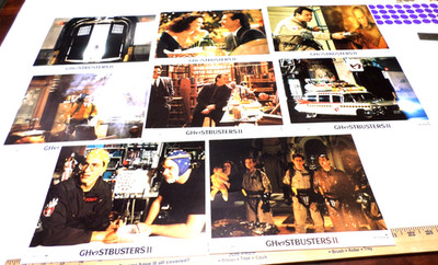 8 Full Set GHOSTBUSTERS II Original 8x10'' Mini Lobby Card Bill Murray Aykroyd