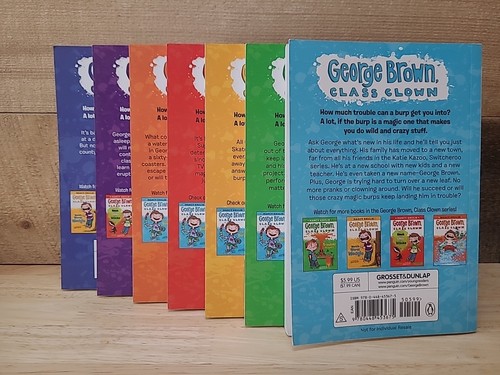 List Of 8 1-8 George Brown Class Clown By Nancy Krulik - Picture 5 of 5