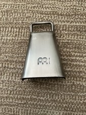 MEINL Handheld Cowbell 4.5 Special Steel Alloy Hand-brushed Steel Finish
