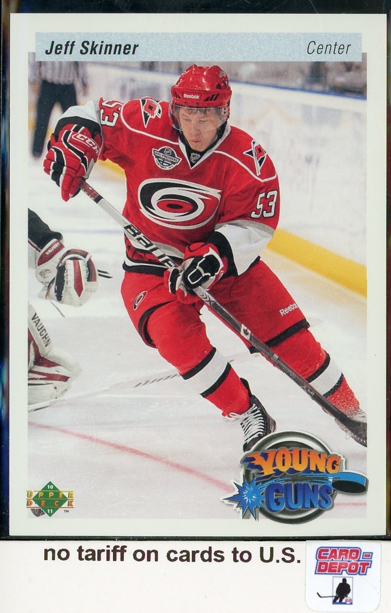 2010-11 Upper Deck Young Guns 20th Anniversary Parallel #211 Jeff Skinner