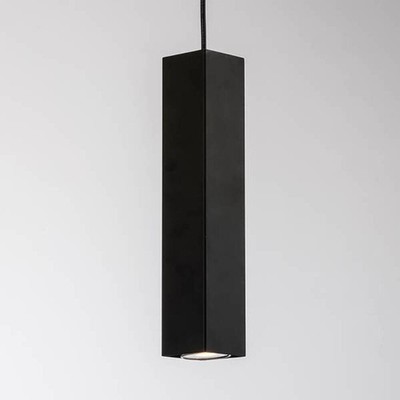 Pendelleuchte Fluke Typ D - Aluminium - 1-flammig - Schwarz