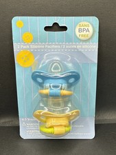 2 chupetes de silicona, 0-3 años nuevos precintados sin BPA