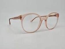 Caroline Abram Nubia 220 Rose Crystal Eyeglasses Frame France 51mm