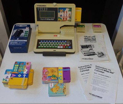 RARITÄT YENO Mein sprechender erster Computer VTech Whiz-Kid + Karten + Netzteil