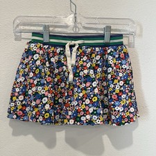 Mini Boden Girls Skort 4-5 Years Floral Mini Pull On Summer Party Vacation