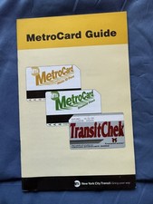 MetroCard Guide ( 32 pages ) NEW NYC/MTA + 5t...