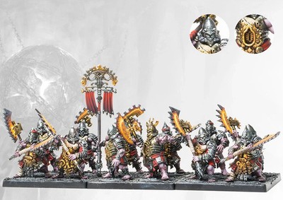Conquest: Dweghom: Magmaforged / Flame Berserkers Regiment Expansion Set NIB