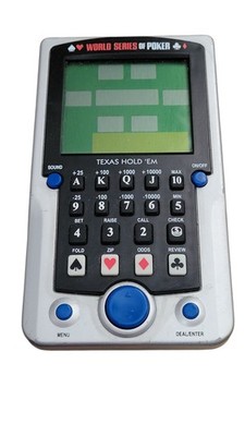 Excalibur Electronics World Series of Poker Texas Hold  Em Digital Handheld Game