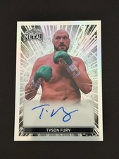 Tyson Fury 2026 Leaf Metal Ring Kings Metal Autograph Prismatic Silver MATF1 /35