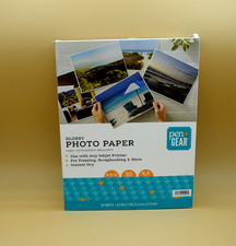 Pen Gear White Matte Inkjet Photo Paper, 8.5" x 11", 8.5MIL, 50 Sheets, New