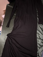 Fashion Nova Women's Long Sleeve Built In Bra And Body Shaper Black Dress