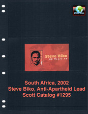 $1.50 Scott Value  - 2002 SOUTH AFRICA Steve Biko s/s Anti-Apartheid MNH NH UMM