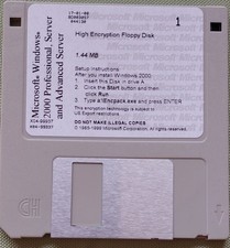 Microsoft Windows 2000 Advanced Server 1x Floppy Disk - letzte FD - PC Windows