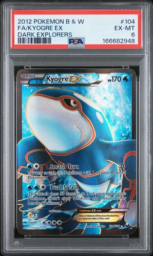 Kyogre-EX graded PSA 6 for sale on eBay
