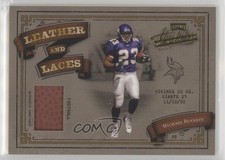 2003 Playoff Absolute Memorabilia Leather and Laces 32/500 Michael Bennett 0rd2