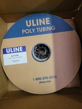Uline S-1112 Poly Tubing 2" x 3000' 2 Mil Heavy-Duty Clear Plastic Bag Material