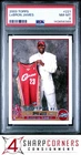 2003 TOPPS #221 LeBRON JAMES RC CAVALIERS PSA 8