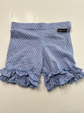 Matilda Jane Platinum Shorties Character Counts Blue Polka Dot Girls Size 6