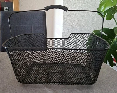 Fahrradkorb, 39x30x17,5 cm, schwarz  - Bild 1 von 4