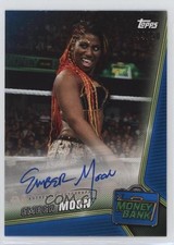 2019 Topps WWE Money in the Bank Auto Blue 44/50 Ember Moon #A-EM Auto 1c28