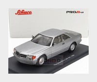 1:43 Schuco Mercedes Benz S-Class 560Sec (C126) 1989 Silver 450921200 Modellbau