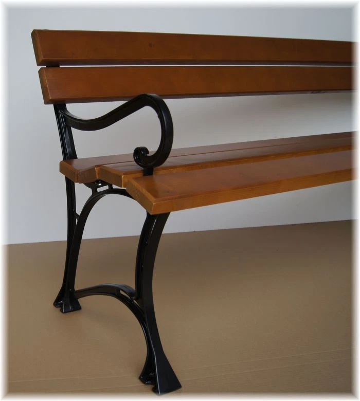 GARTENMÖBEL Sitzbank Gartenmöbel Holzbank Bank Parkbank MASSIVHOLZ - Bild 3 von 4