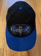 Batman DC Comics Hat Blue Black Youth One Size Snap Back