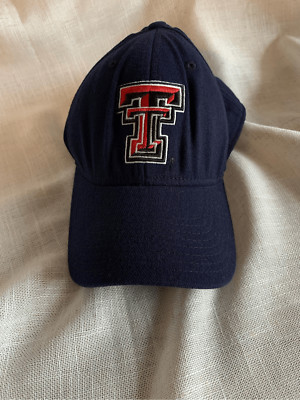 VTG Heisman by Reebok NCCAA Texas Tech Raiders Baseball Cap Hat Blue OSFA