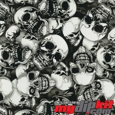 Hydrographics Film Hydro Dipping Water Transfer Print Film DD-931 Large Skulls