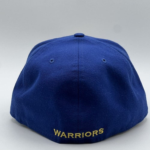 New Era Golden State Warriors Mütze Kappe Erwachsene 59FIFTY nicht verstellbar 7 1/2 blau - Bild 3 von 10
